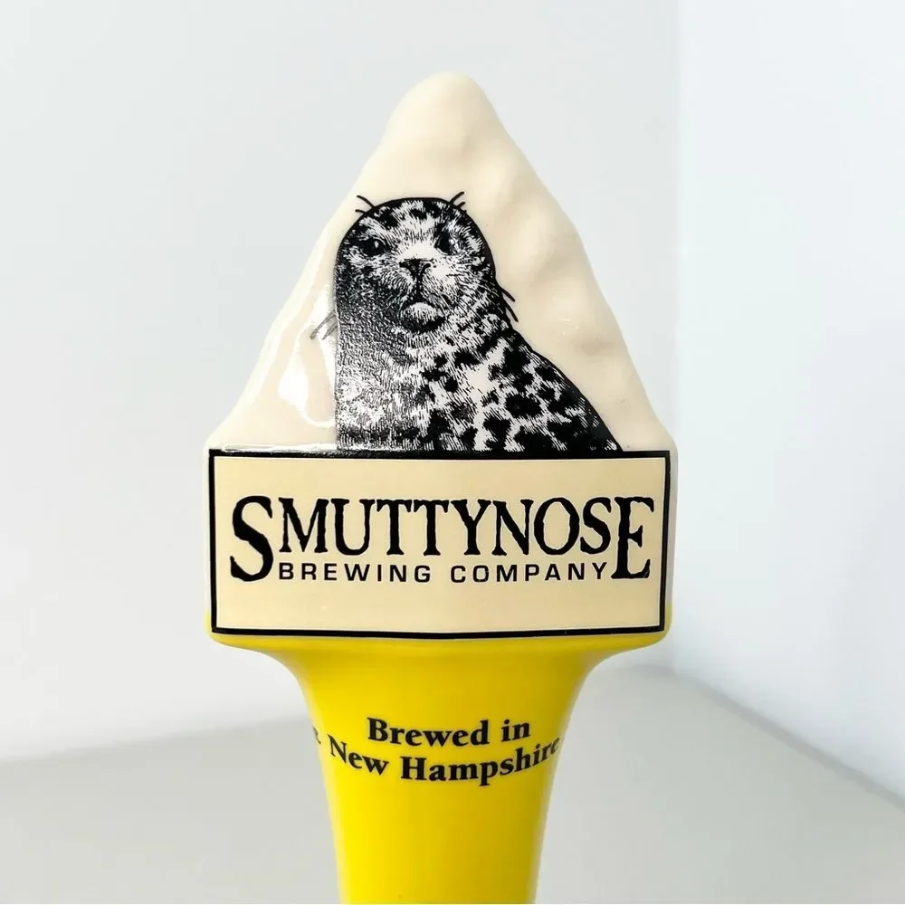 NIB Smuttynose Brewing Company Durty Ceramic Beer Tap Handle Chrislan Ceramics